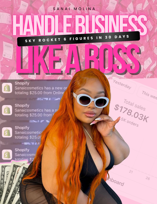 HANDLE BUSINESS LIKE A BOSS(Sky Rocket to 6 Figures in 30 days)