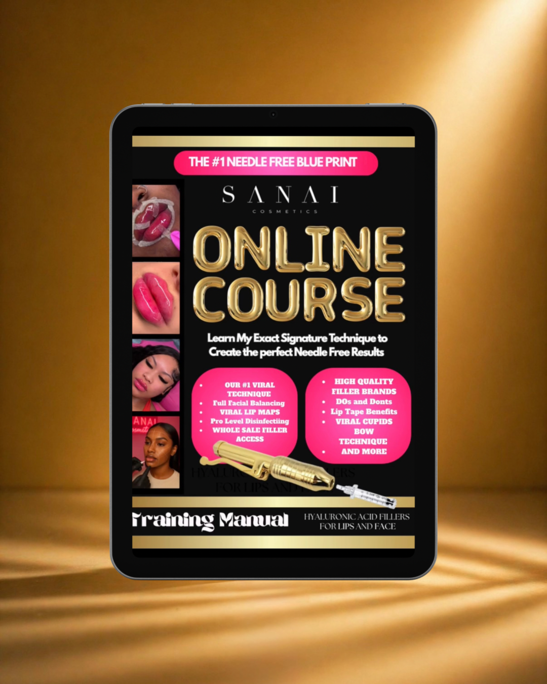 Ultimate #1 Viral Needle-Free Filler Blueprint – Sanai Cosmetics Signature Training